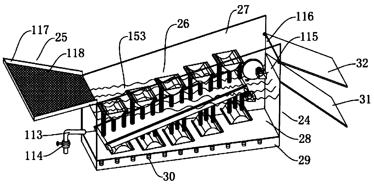 Banana damage-free shearing upward comb falling elasticity recovery type eccentric grading integral vehicle