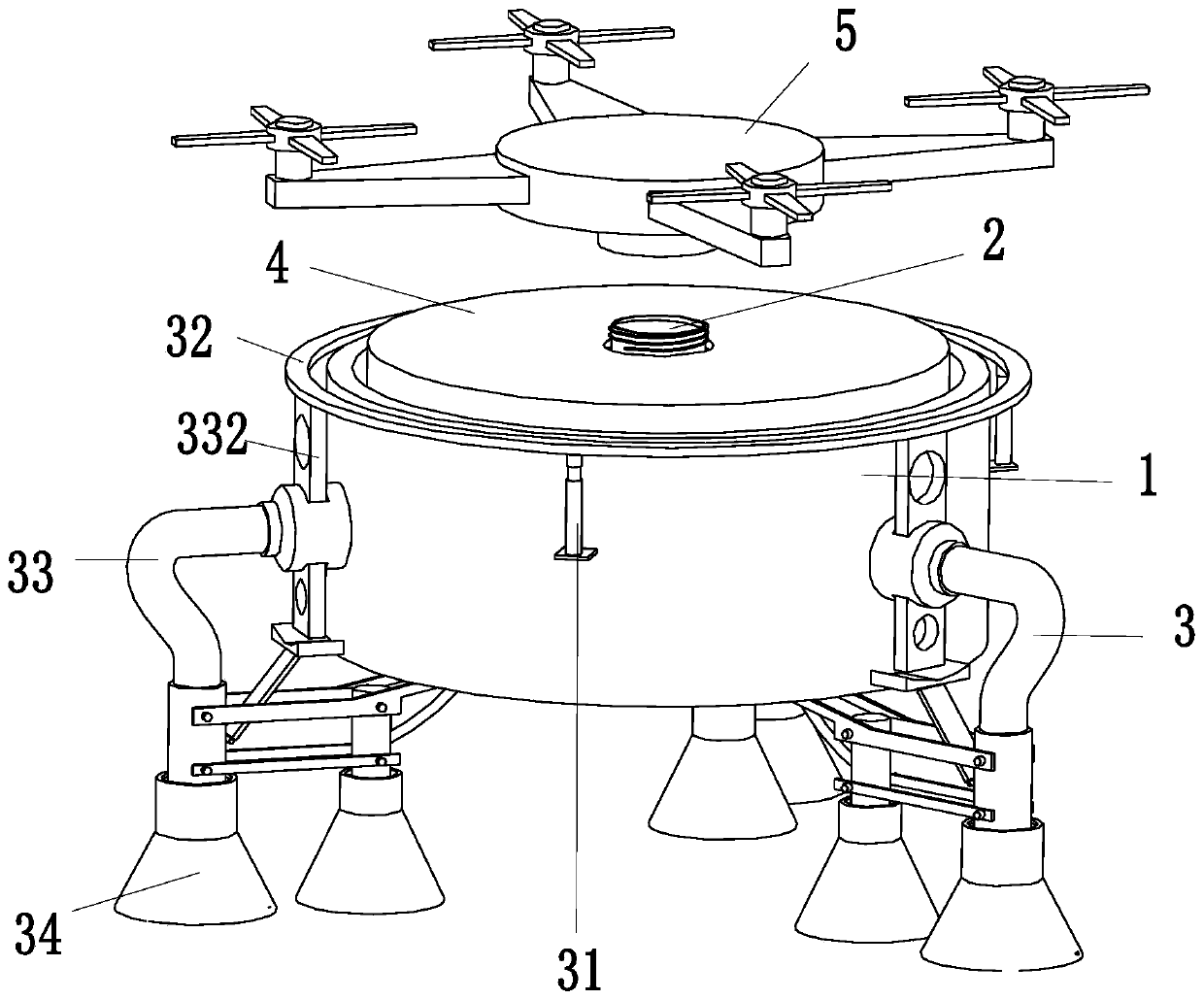 Pesticide spraying plant protection unmanned aerial vehicle