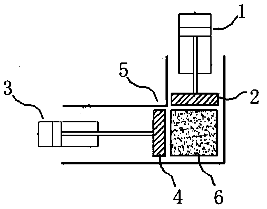 Multi-oil-cylinder cooperative compression compensation system for garbage compressor