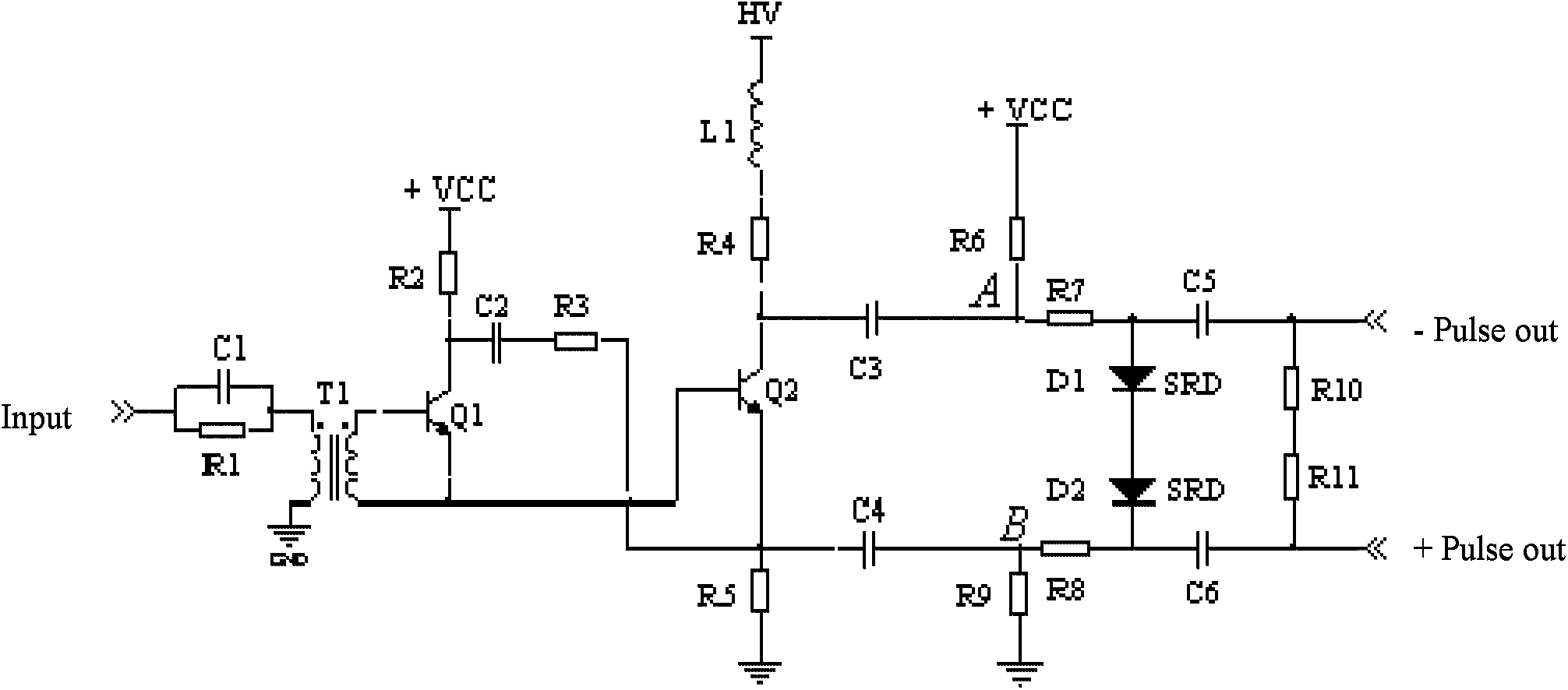 Rapid leading edge step pulse generator