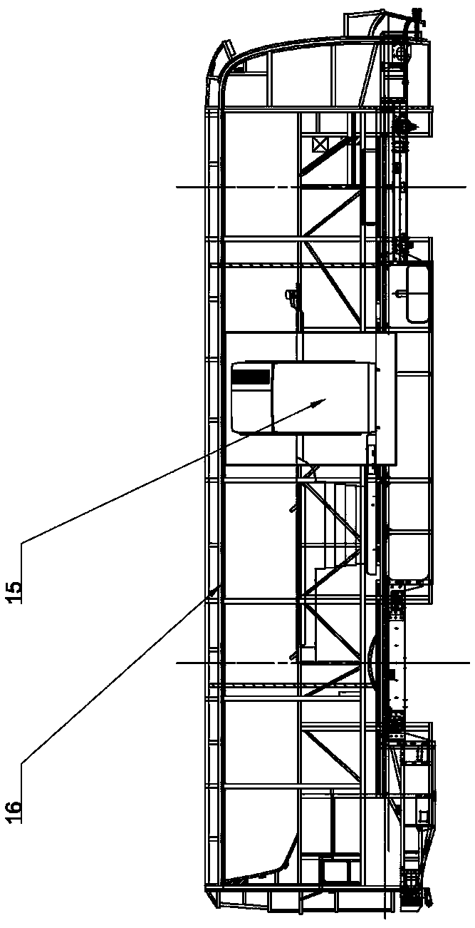 Mobile CT scanning medical vehicle and using method thereof