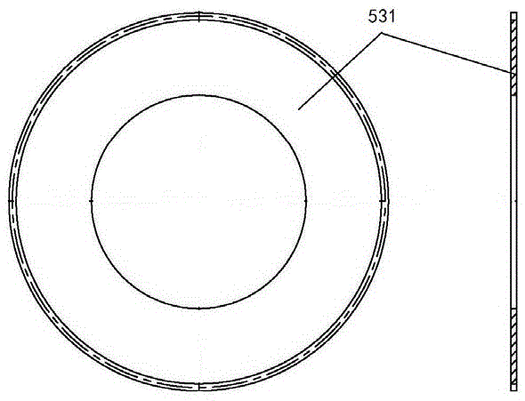 Elastic wind power coupler with stepless speed change and on-off functions