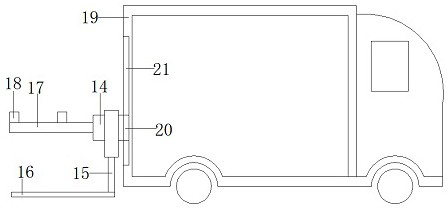 Special garbage can facilitating lifting of recycling truck