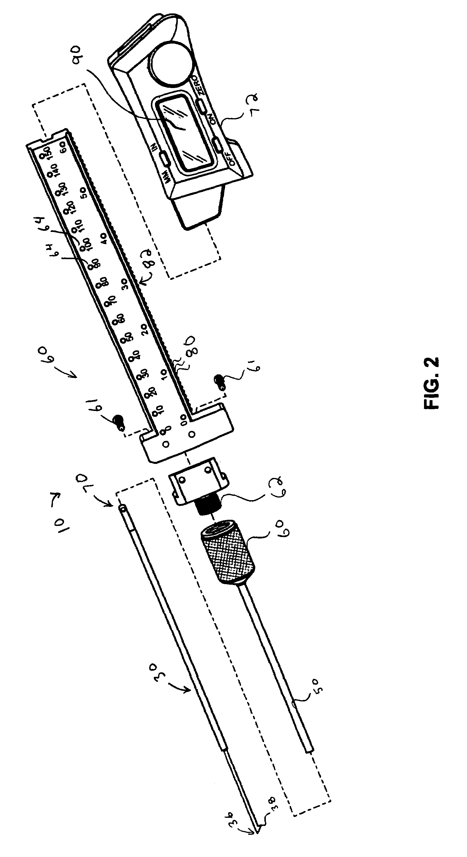 Surgical depth instrument