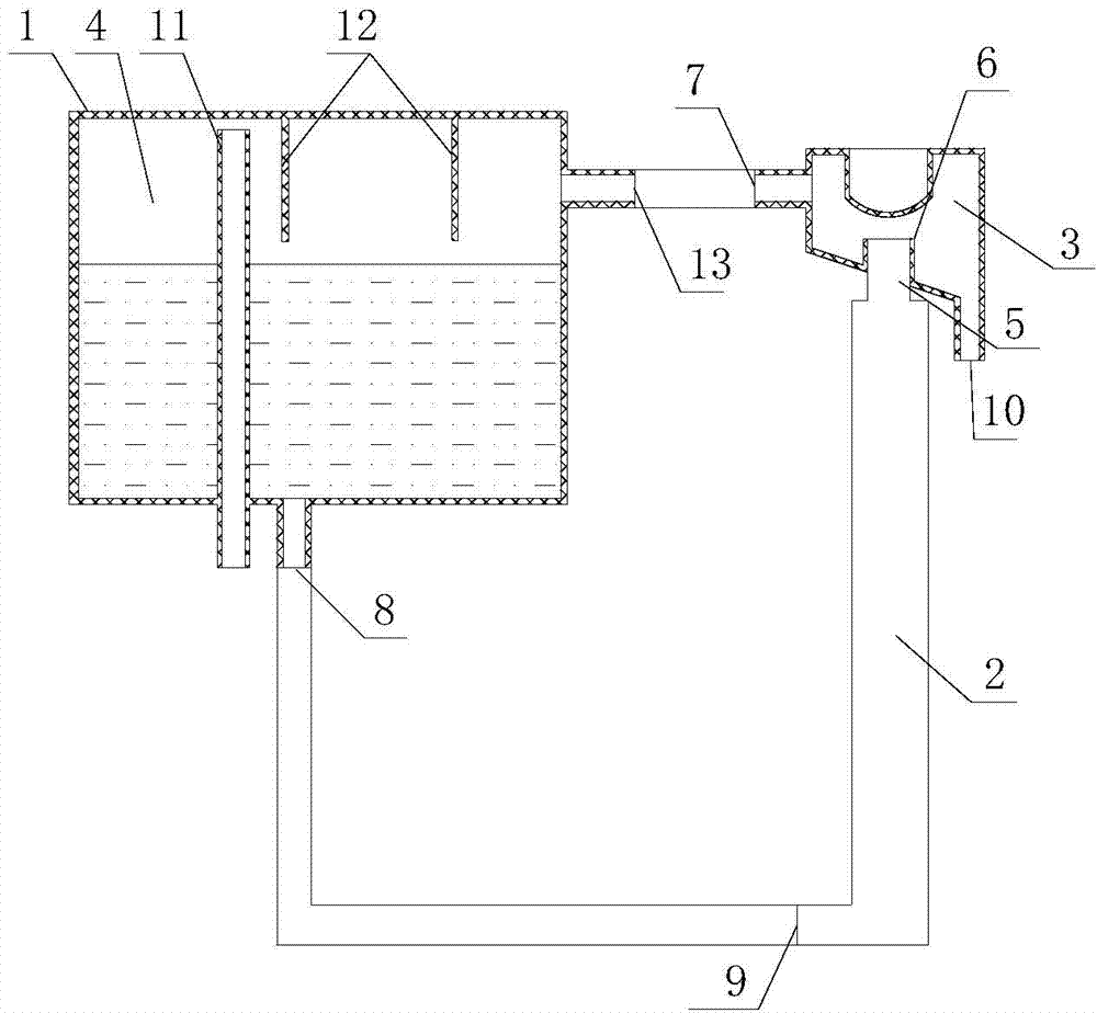 Waste heat recovery system of water dispenser