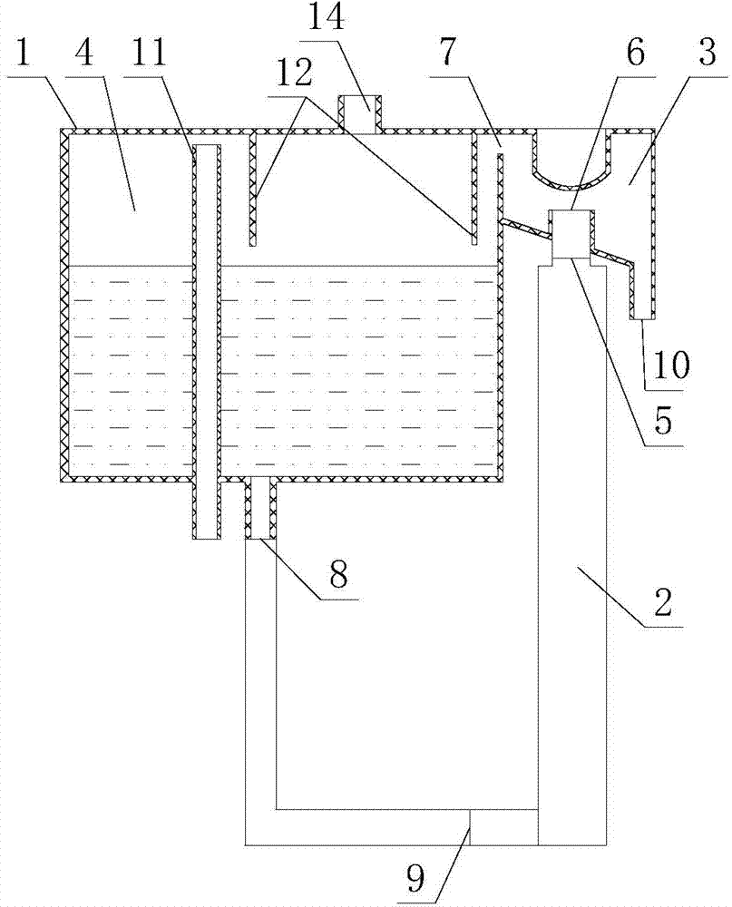 Waste heat recovery system of water dispenser