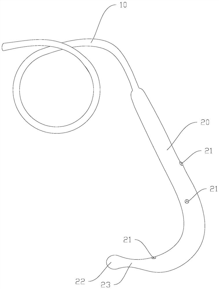 A kind of guiding device in gastrectomy