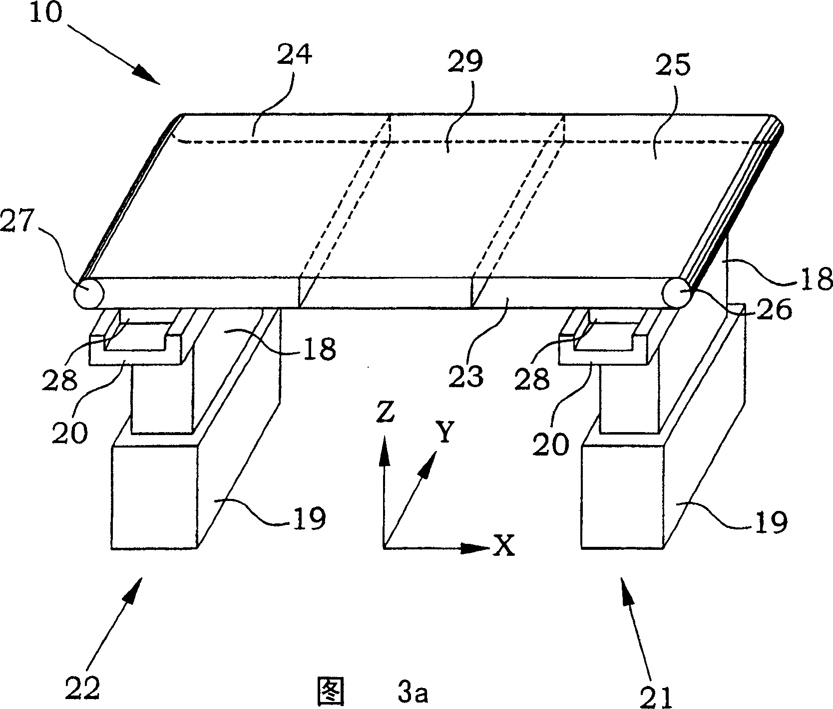 Stable rotatable radiation gantry