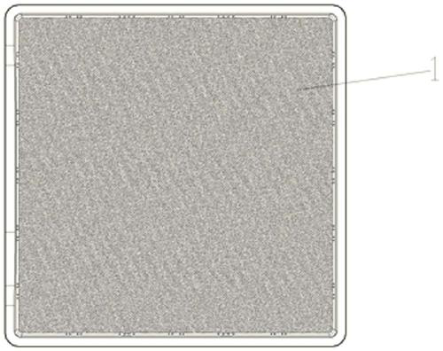 Forming process method of thermal runaway prevention composite material battery box upper cover and product