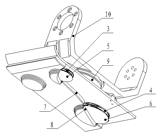 Flexibly landed foot mechanism of humanoid robot