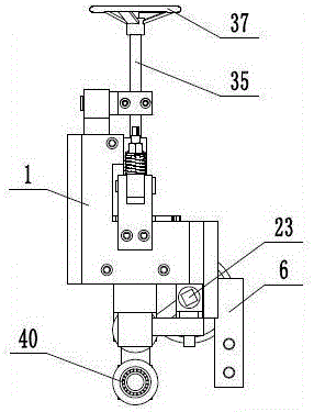 A rust removal guide device