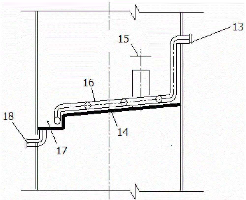 Method for preventing delayed coking fractionation tower high temperature section oil collection tank coking