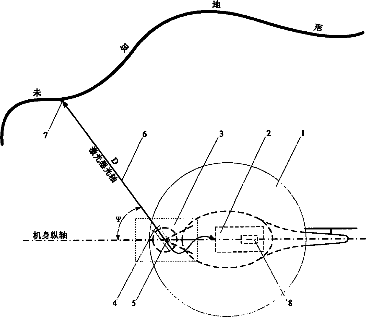 Unmanned helicopter three-dimensional positioning and mapping method based on laser detection and image recognition