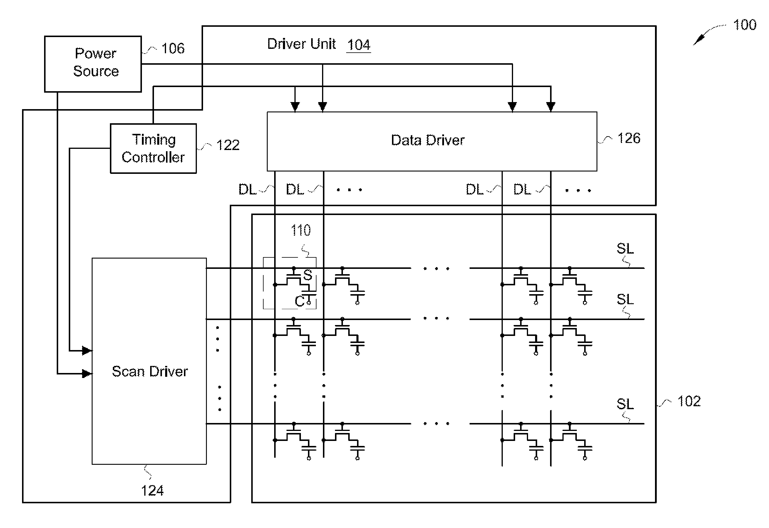 System and method for handling image data transfer in a display driver