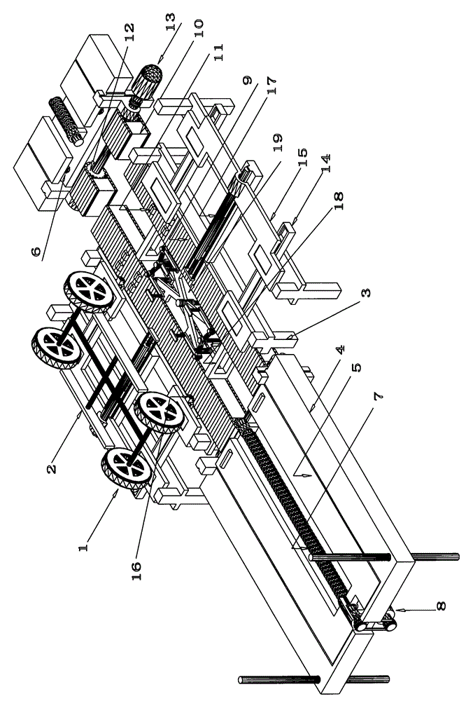 Suspending-type automobile garage