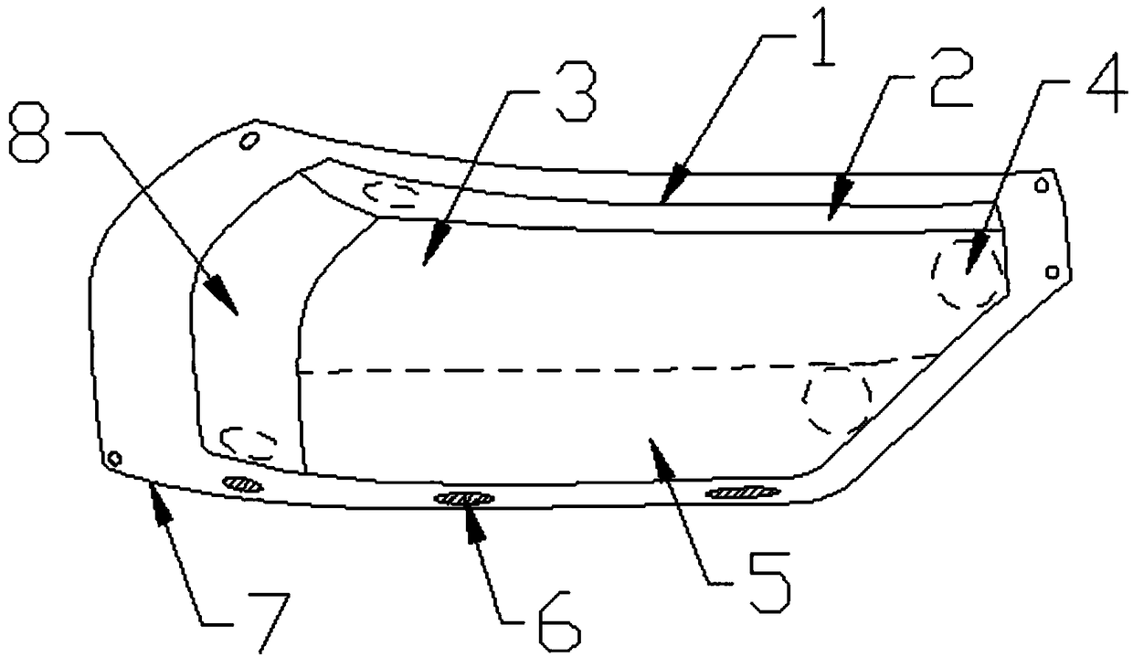 A tail light with alarm function