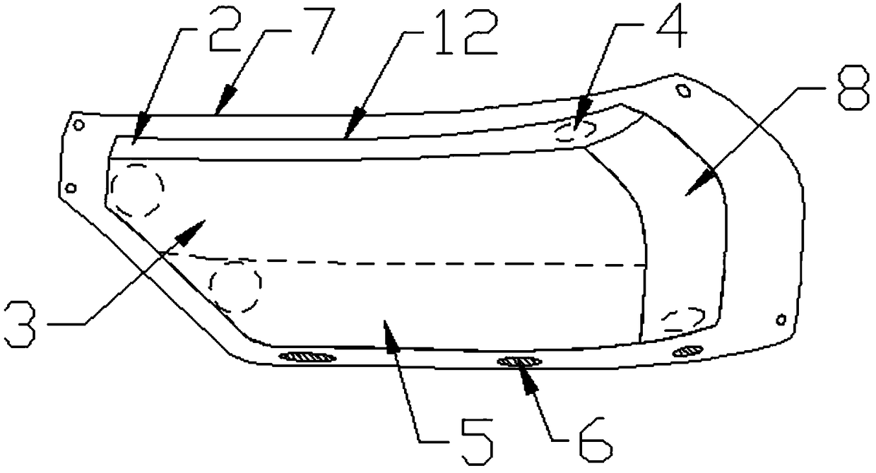 A tail light with alarm function