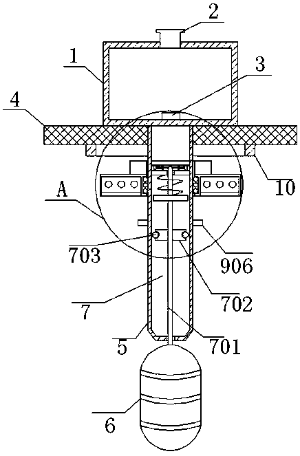 A protective liquid level switch for high-temperature boiler