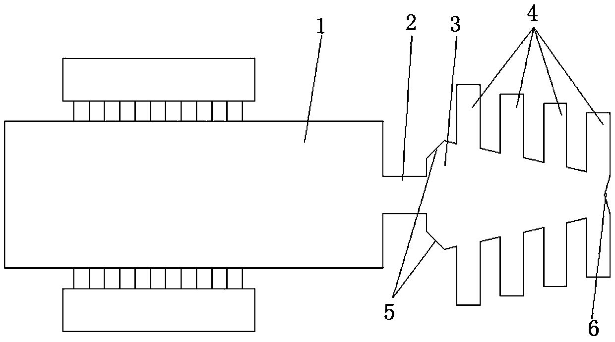 One-kiln multi-line molten glass shunting melting furnace