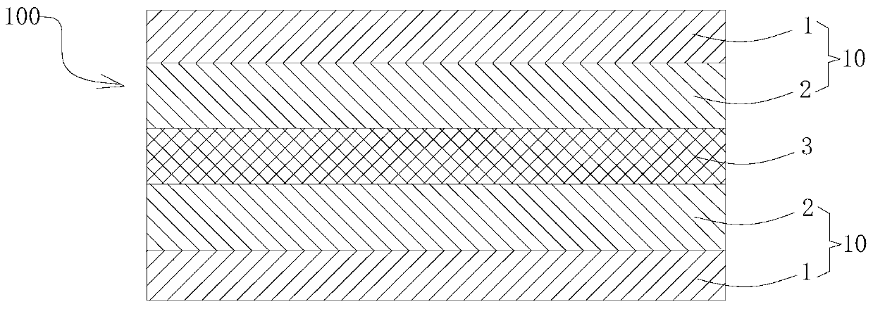 High-frequency low-loss adhesive-free flexible copper-clad plate and manufacturing method thereof