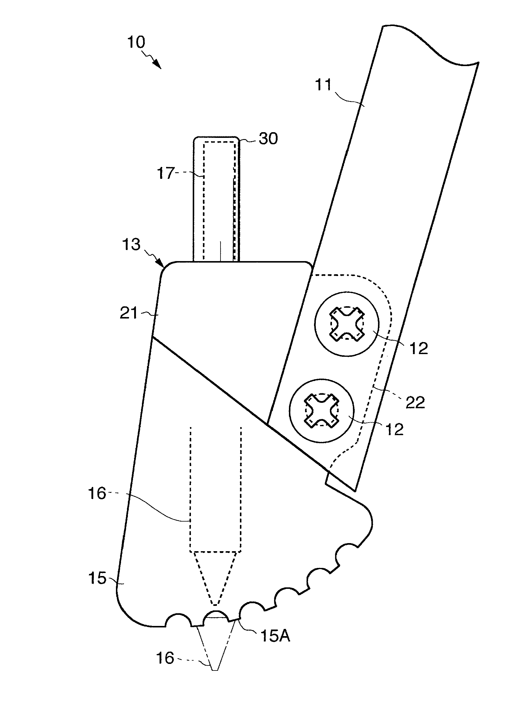 Distal structure of leg for musical instrument stand