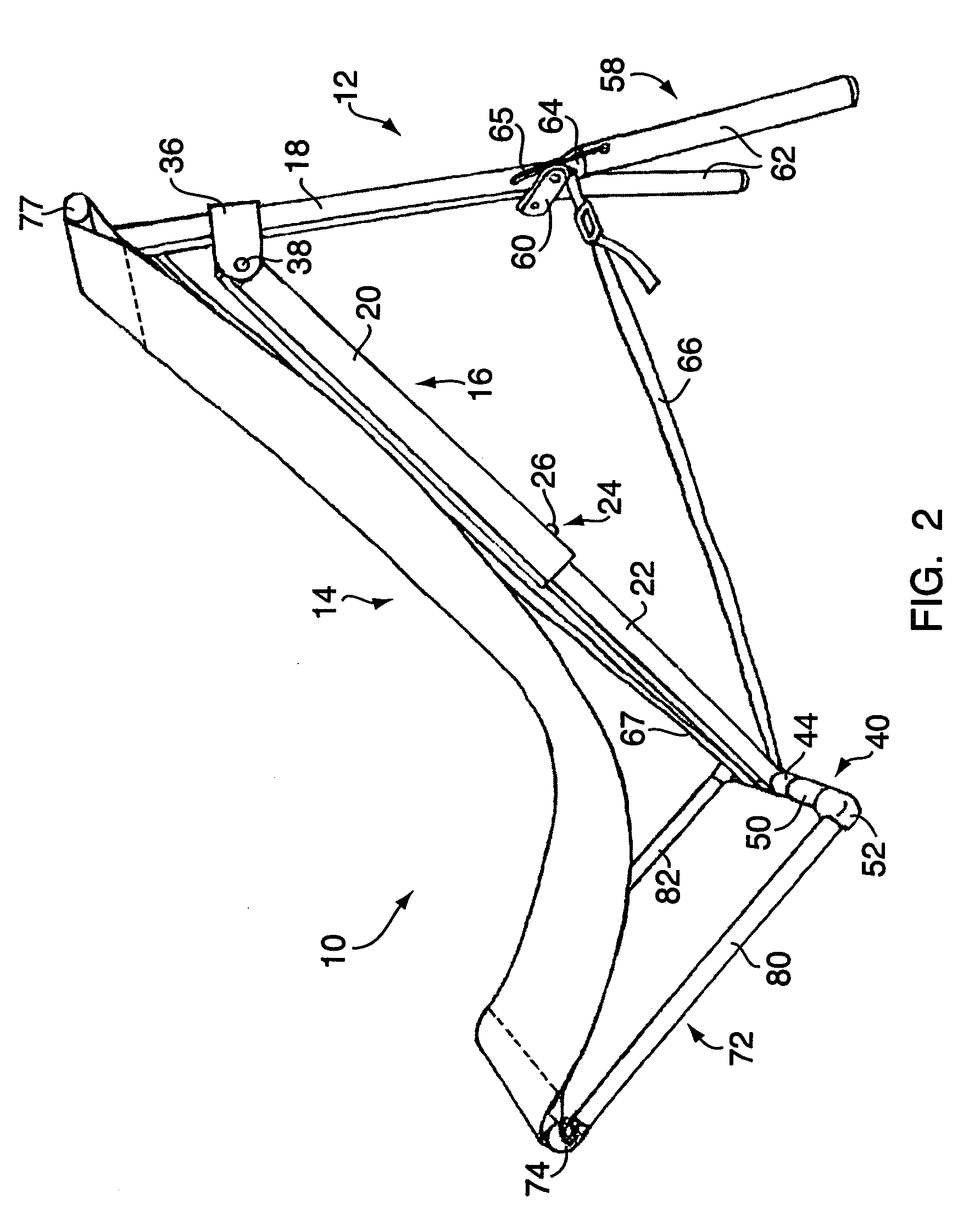 Portable sling chair