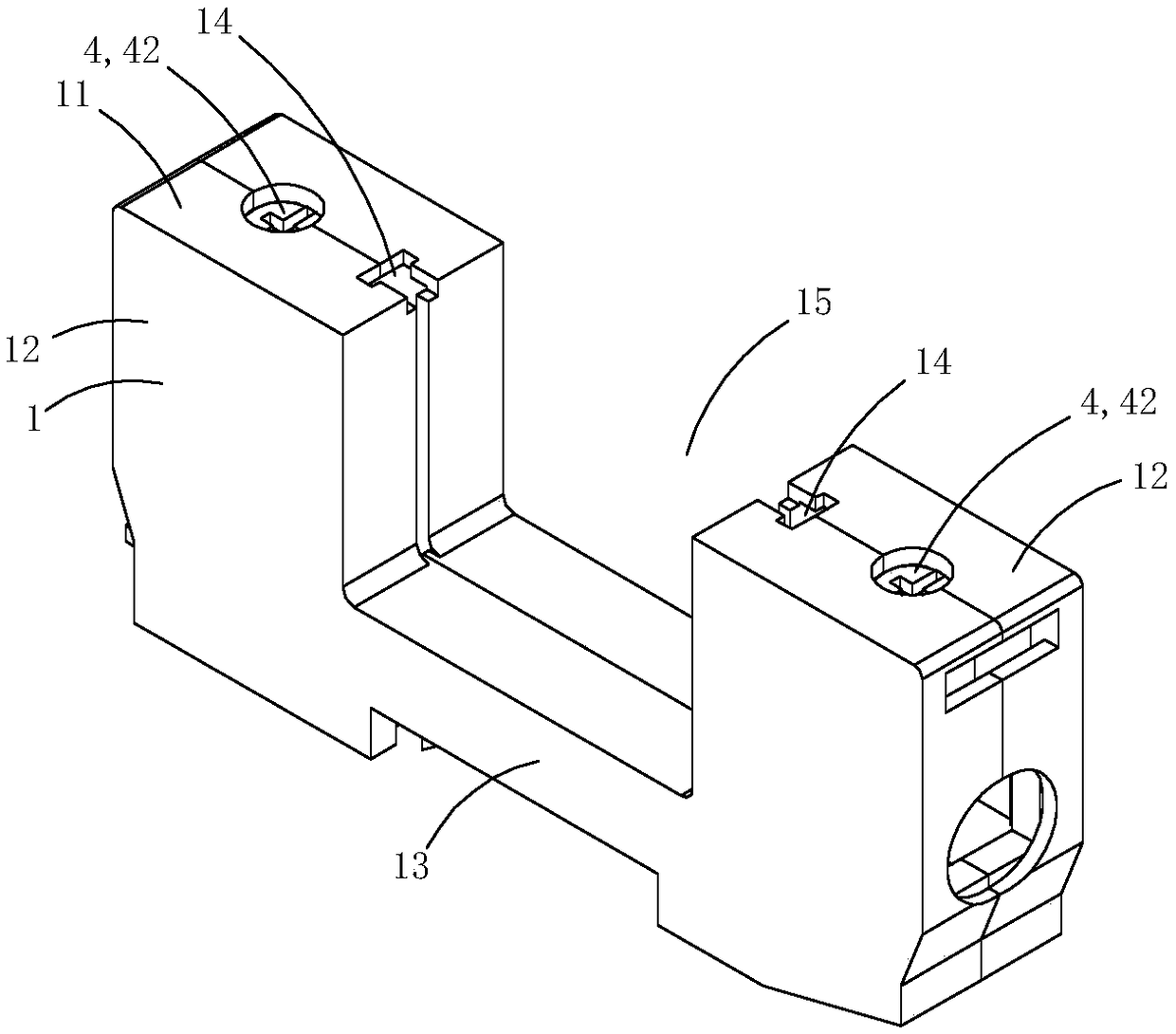 Base for small isolation switch