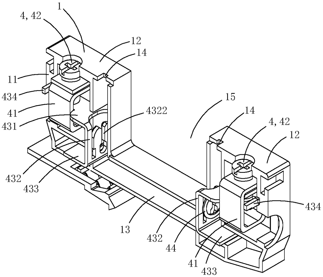 Base for small isolation switch