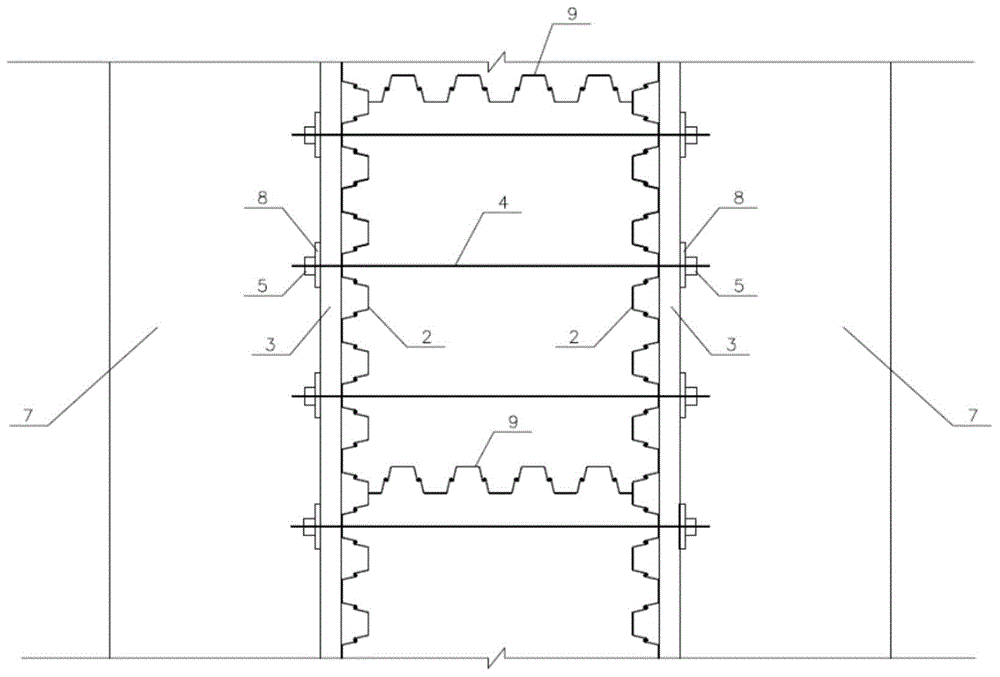 Seaside ultra-deep soft foundation floating type steel sheet pile cofferdam and construction method thereof