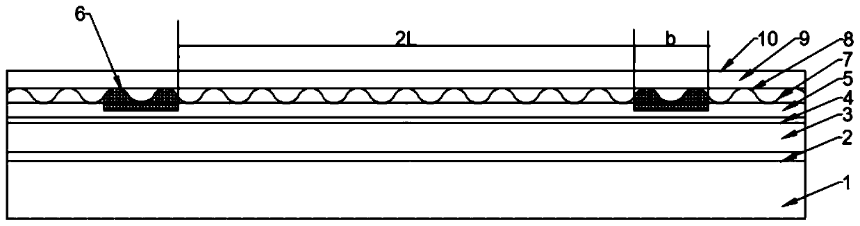 Corrugated aluminum sheath high-voltage power cable resistant to buffer layer ablation