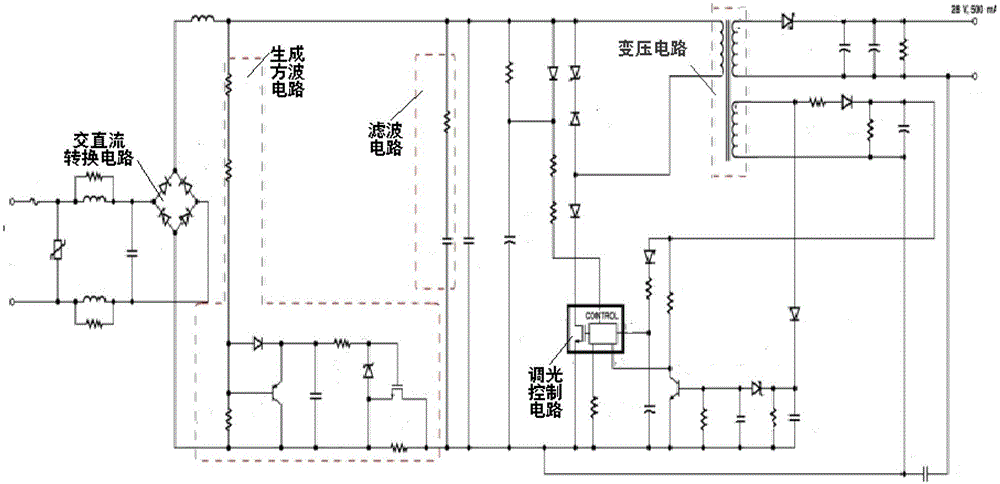 Intelligent dimming module and intelligent dimming LED lamp and control method thereof