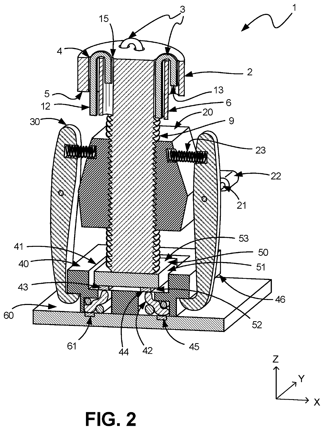 Manual test socket and method of adjustment