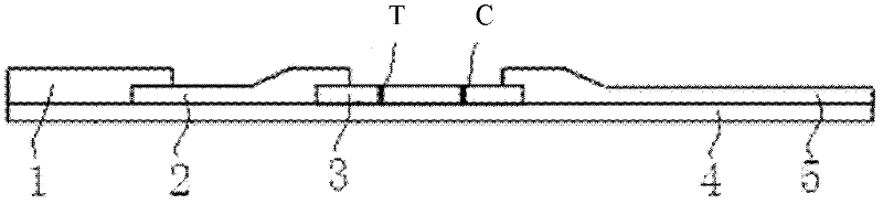 Method for detecting illegal cooking oil, test paper and application of test paper