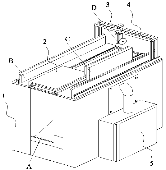 Workpiece cutting device with waste recovering function