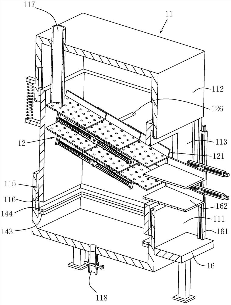 Concrete sewage sand and gravel separation equipment