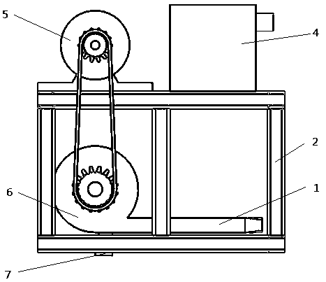 Copying drum cutting type flos carthami harvesting device