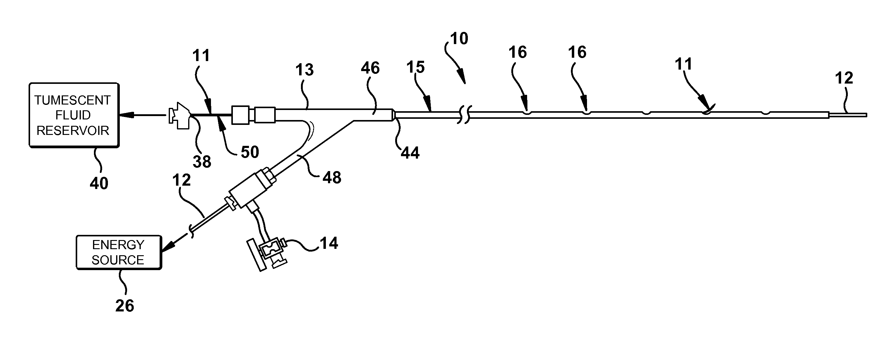 Catheter assembly and method of treating a vascular disease