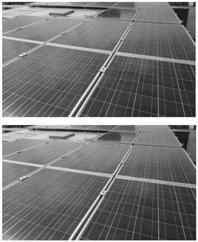 Solar panel cleaning system based on machine vision