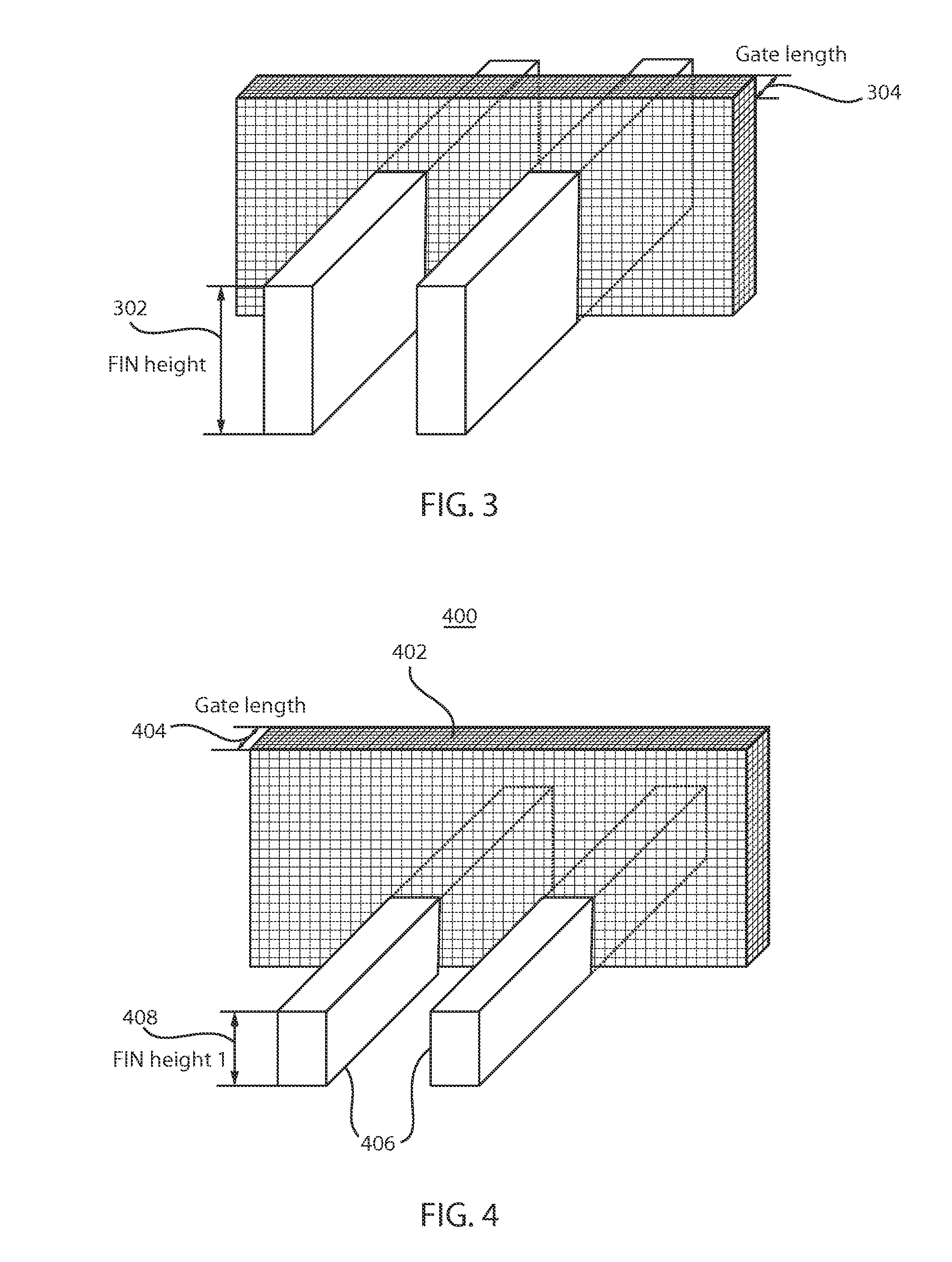 Multi-gate field-effect transistors with variable fin heights