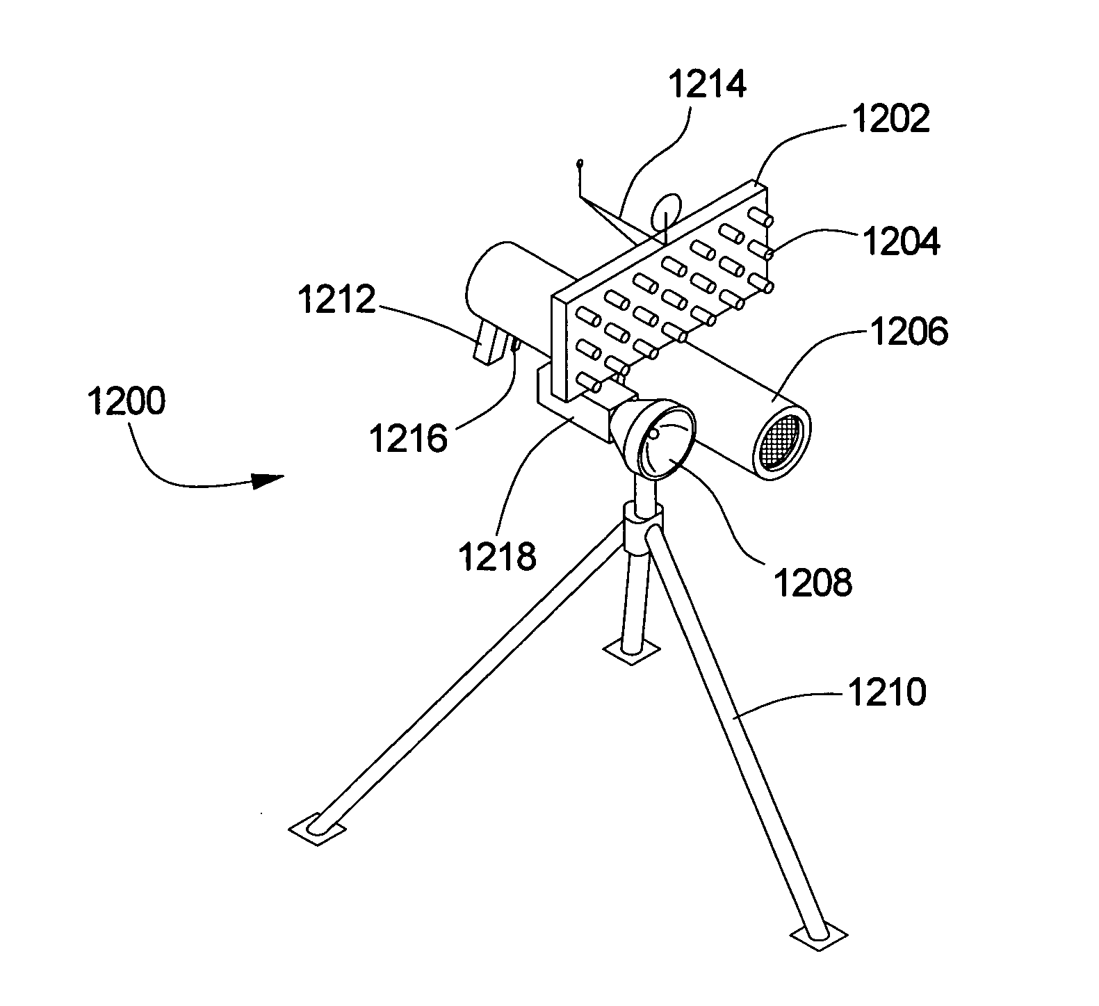 Laser dazzler matrix