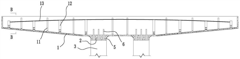 Prestressed concrete cover beam based on prefabricated prestressed UHPC (Ultra High Performance Concrete) shell and construction process of prestressed concrete cover beam