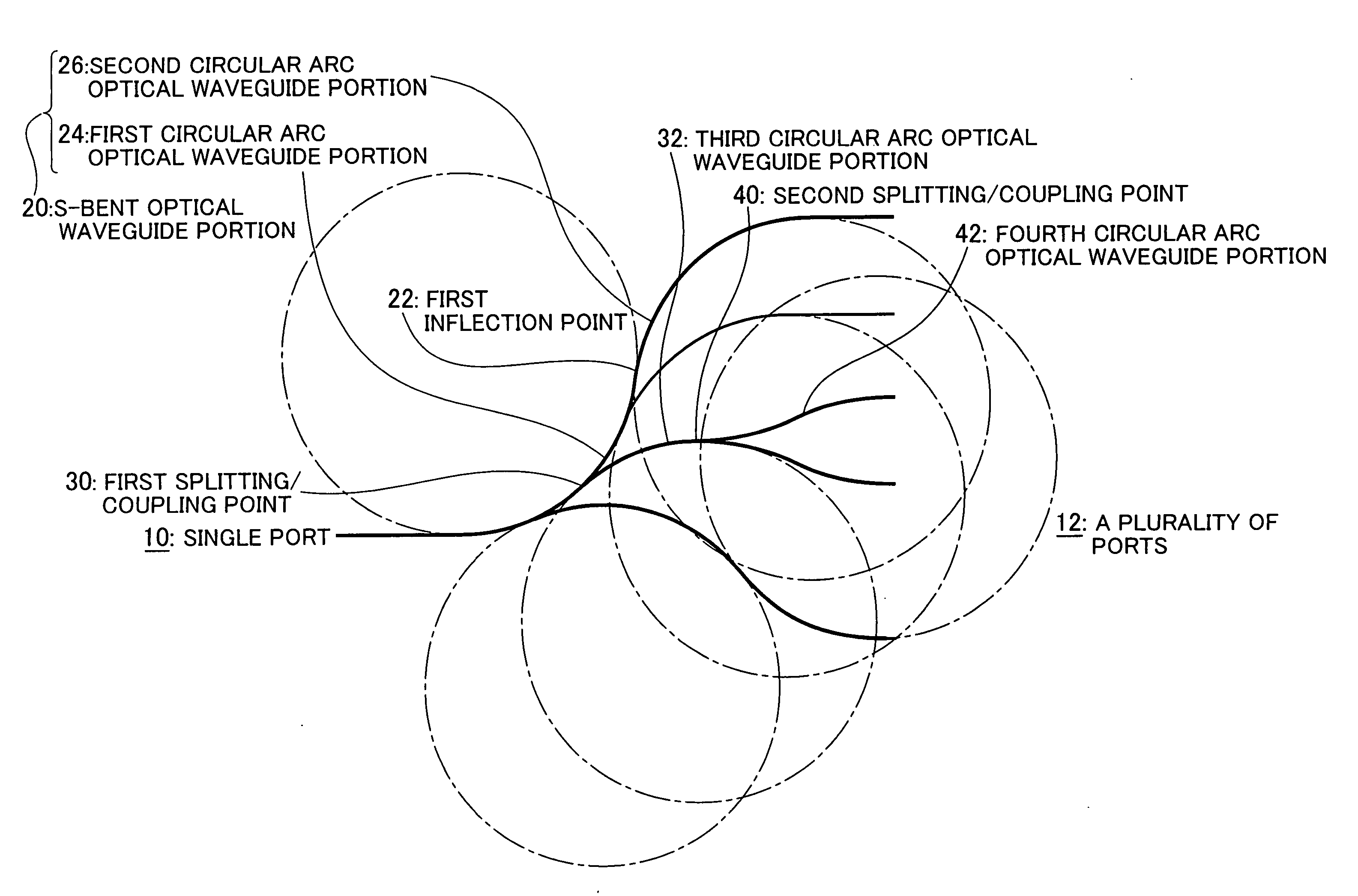 Optical waveguide structure