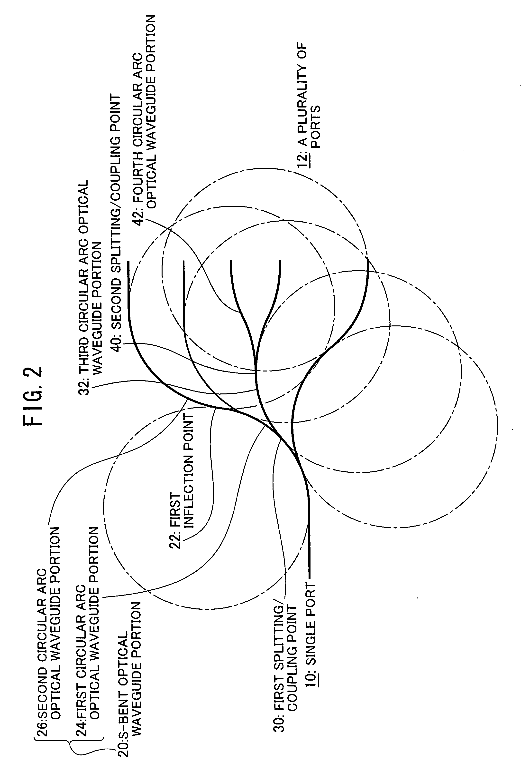 Optical waveguide structure