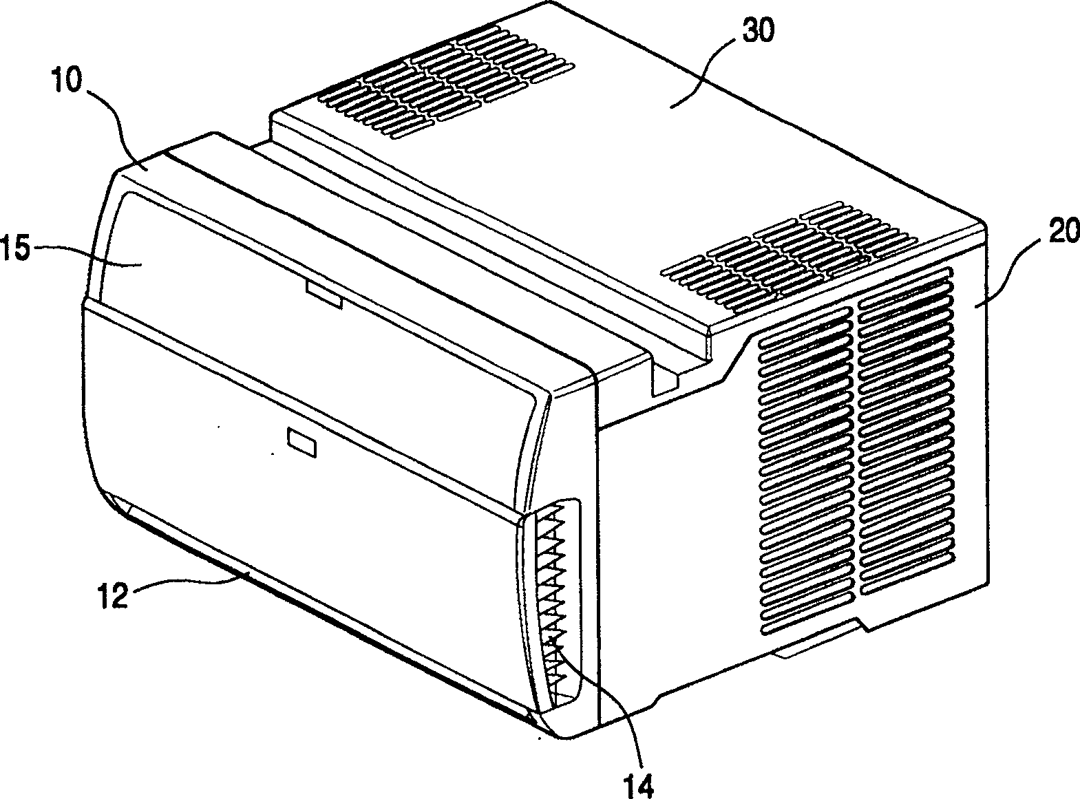 Window type ventilating system