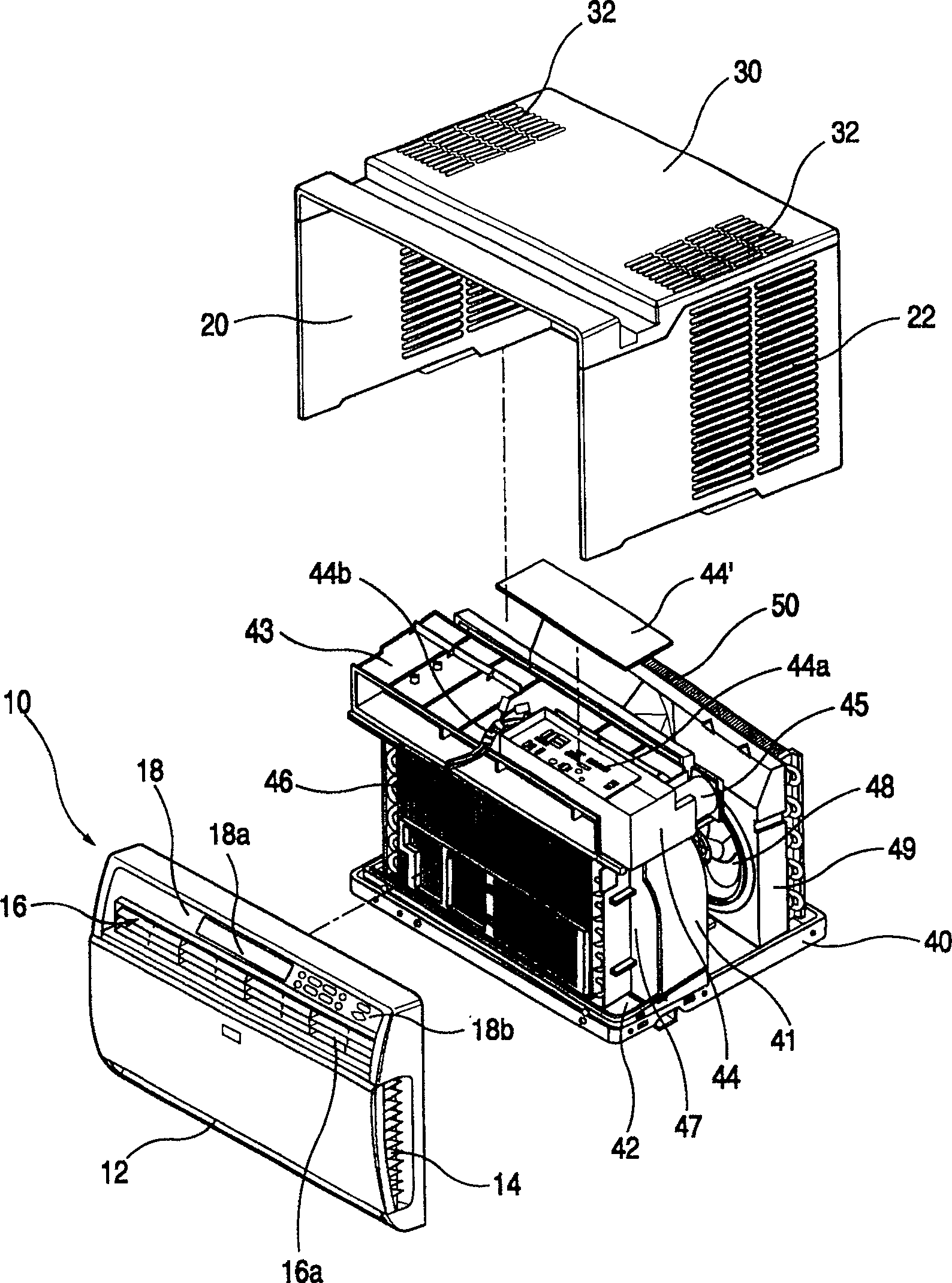 Window type ventilating system