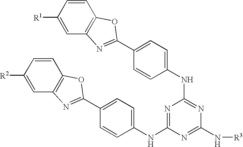 Cosmetic or dermatological light protection formulation with a benzoxazole derivative