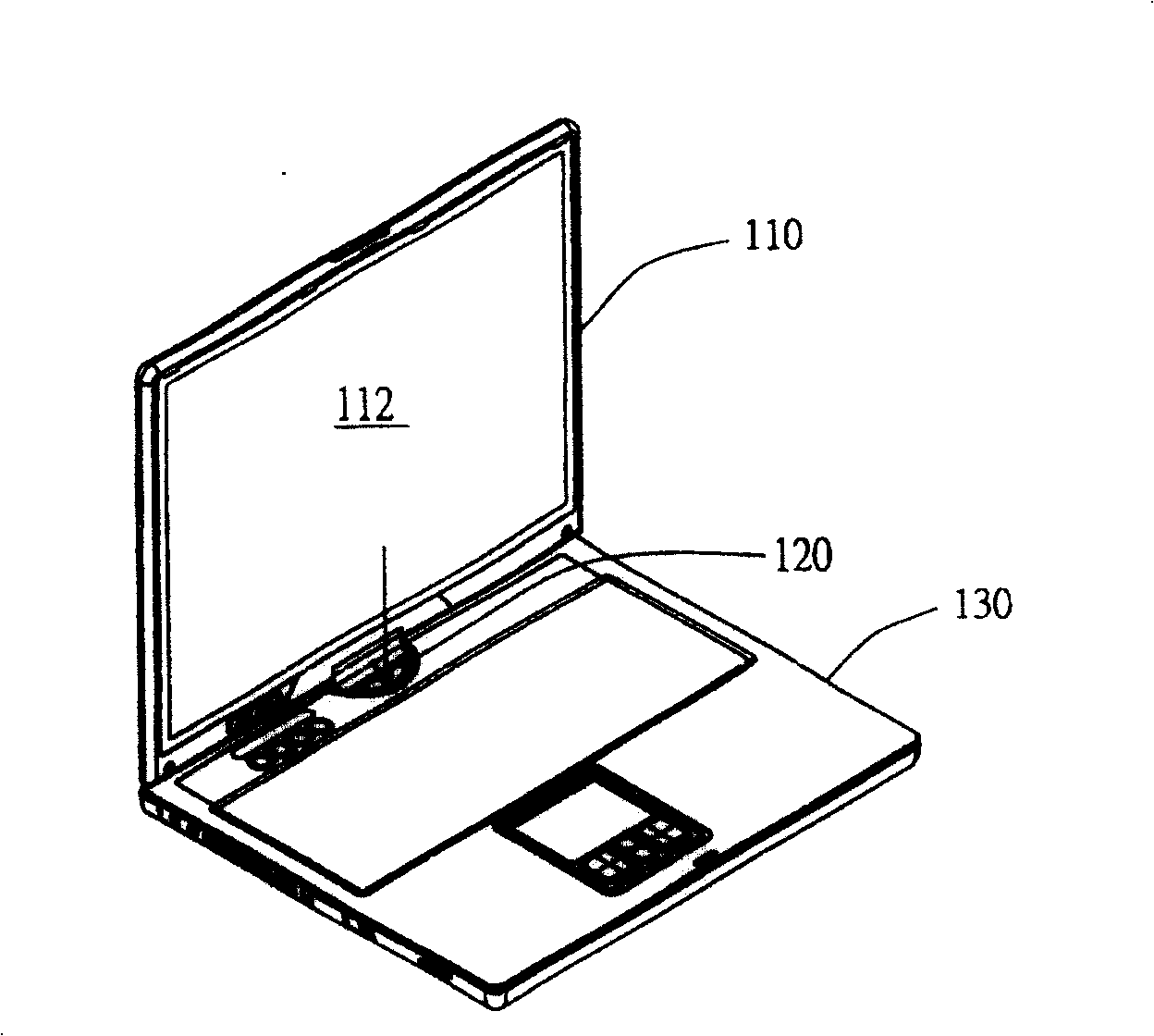 Rotation positioning module for display unit