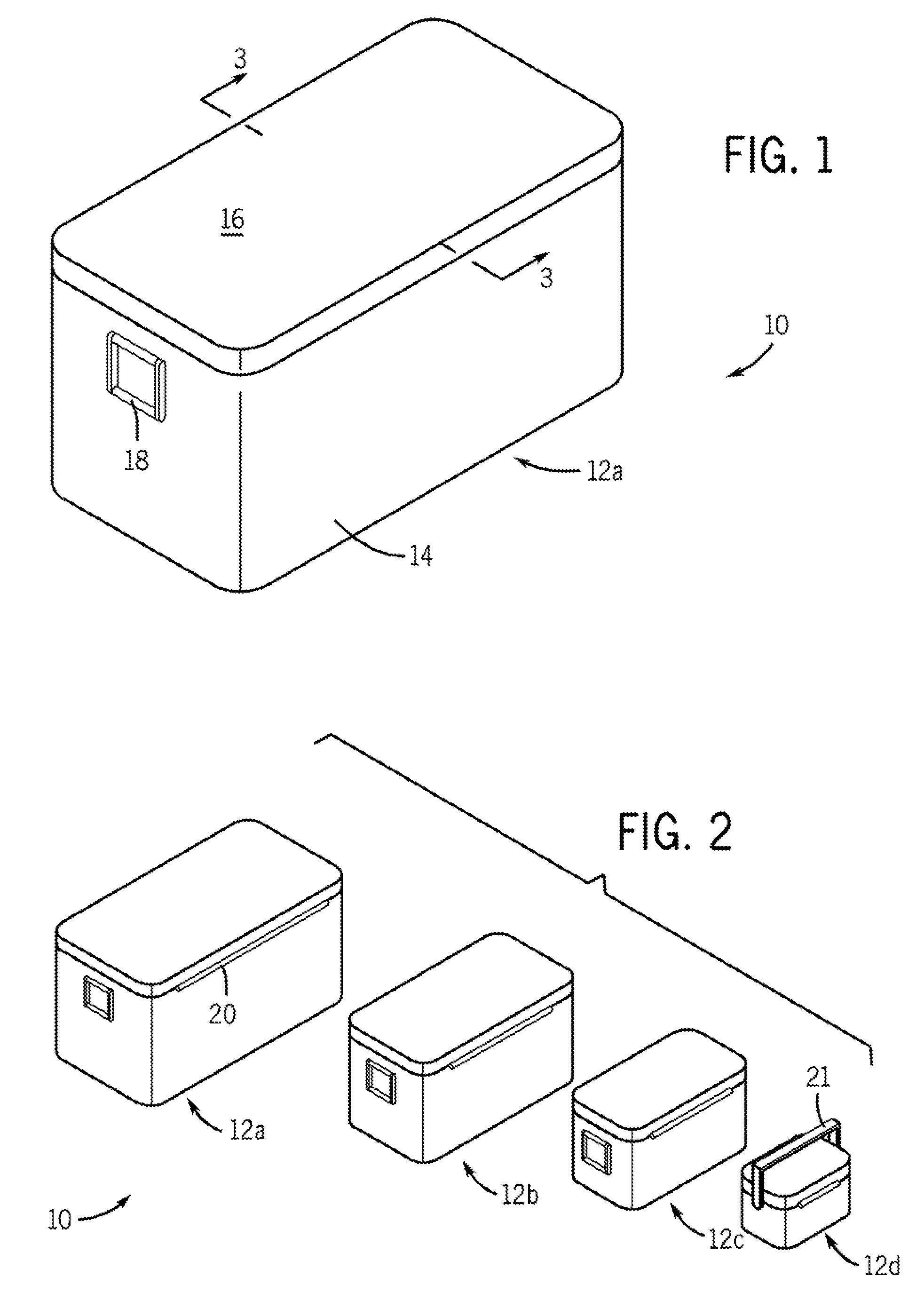 Nesting coolers