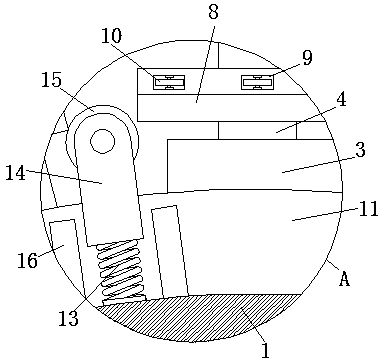 Steering rail capable of preventing violent friction for logistics transportation