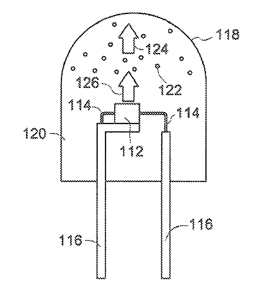 Moisture-resistant phosphor and associated method